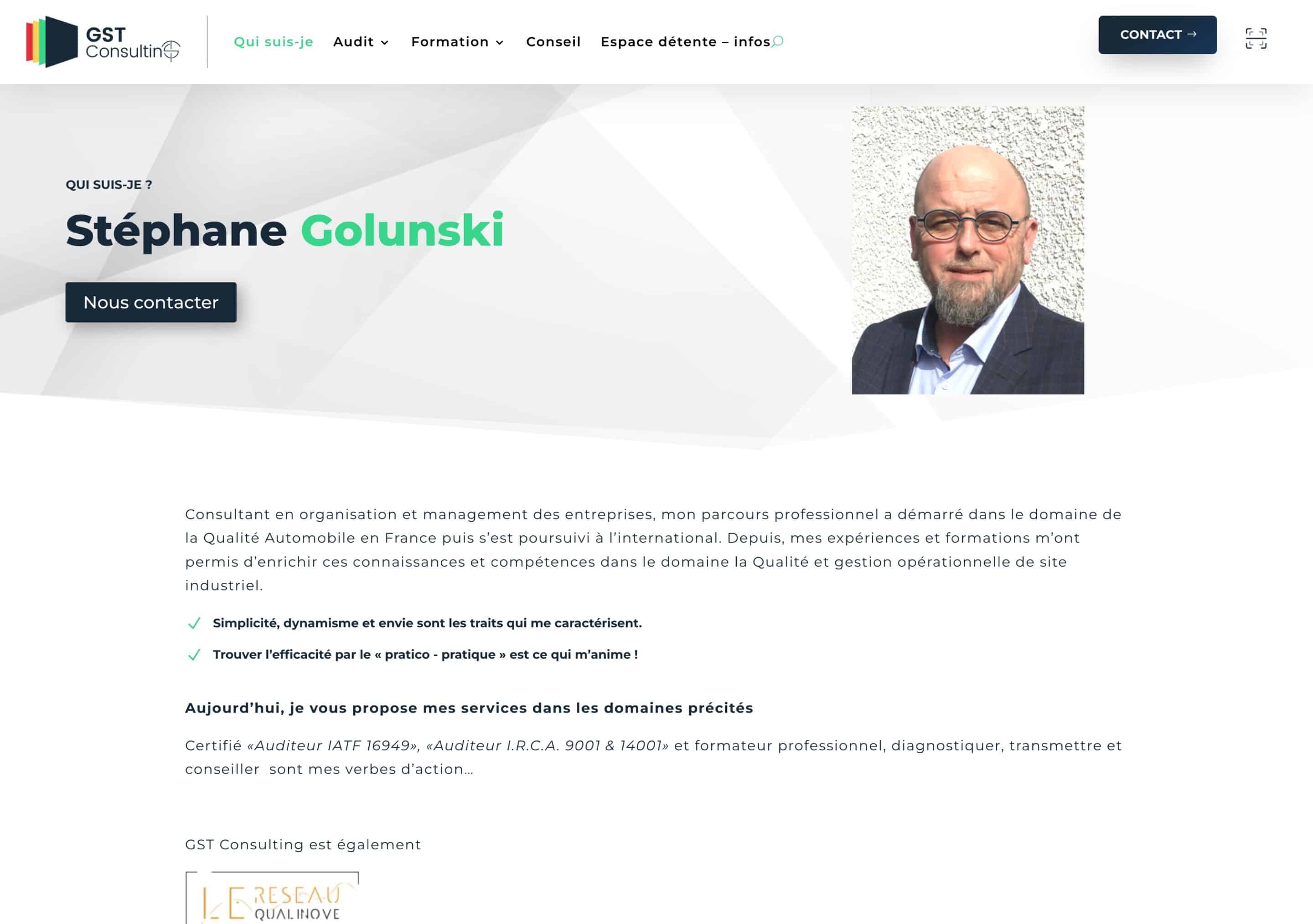 GST Consulting - Site Vitrine - WordPress