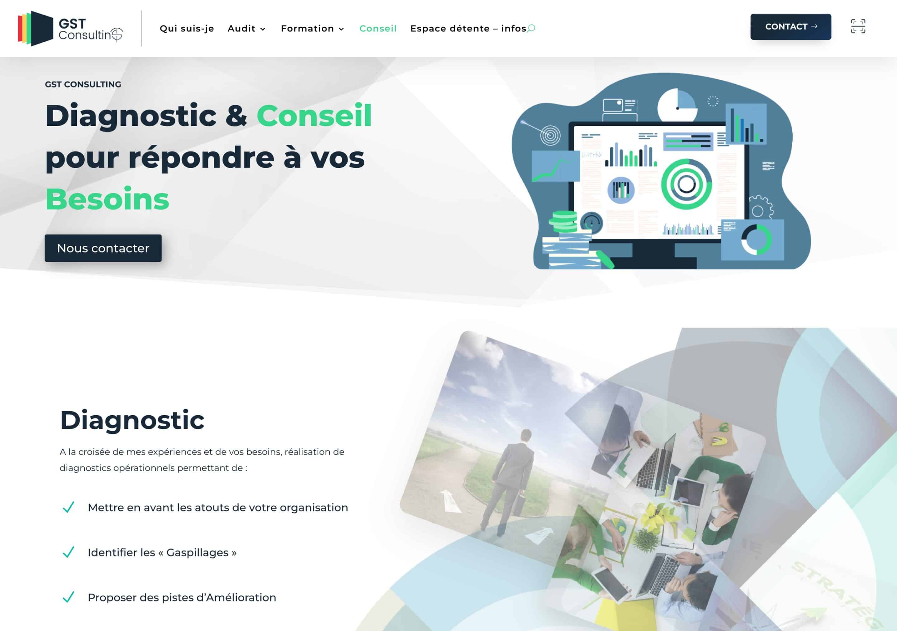 GST Consulting - Site Vitrine - WordPress