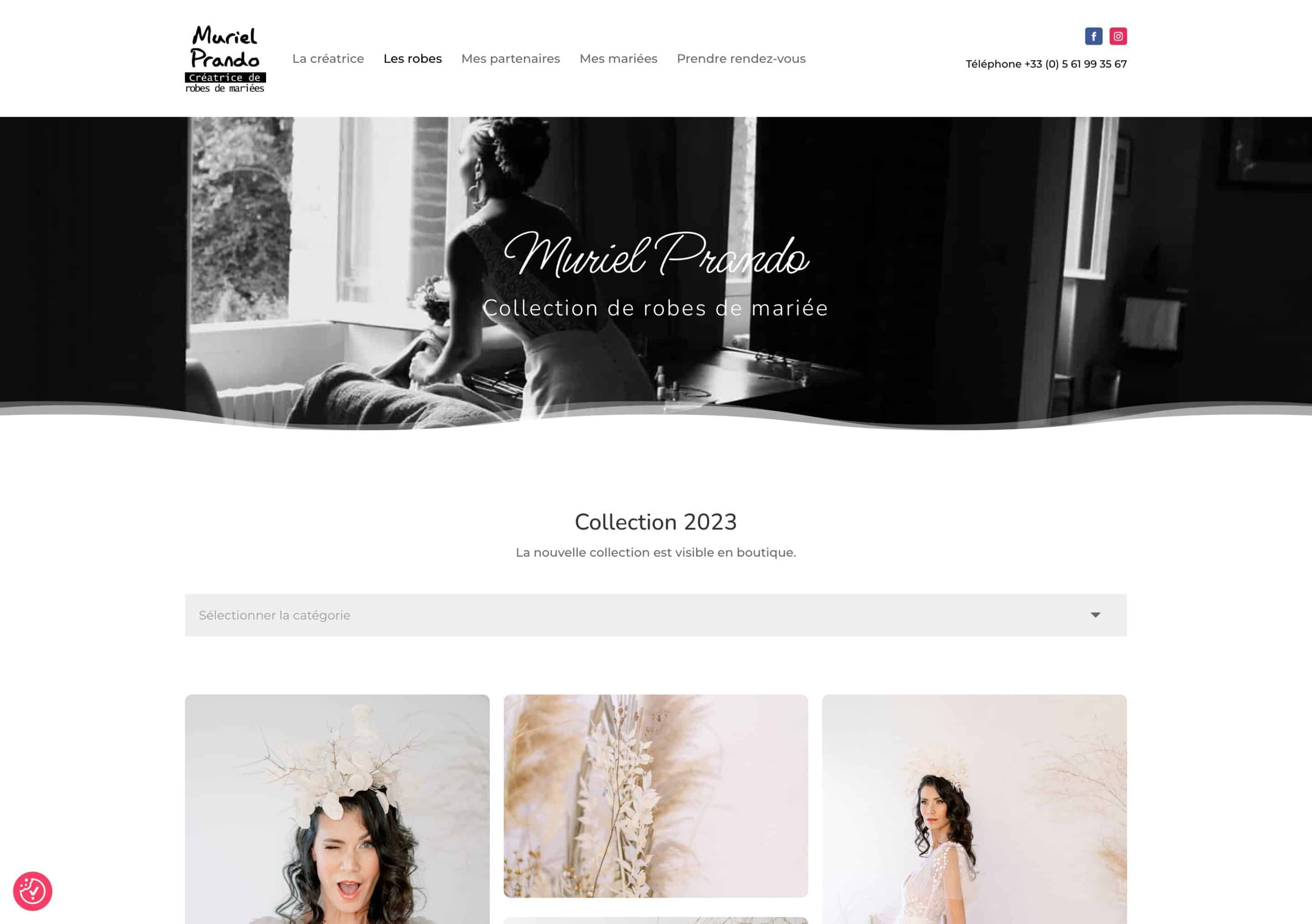 Muriel Prando - Site Vitrine - WordPress