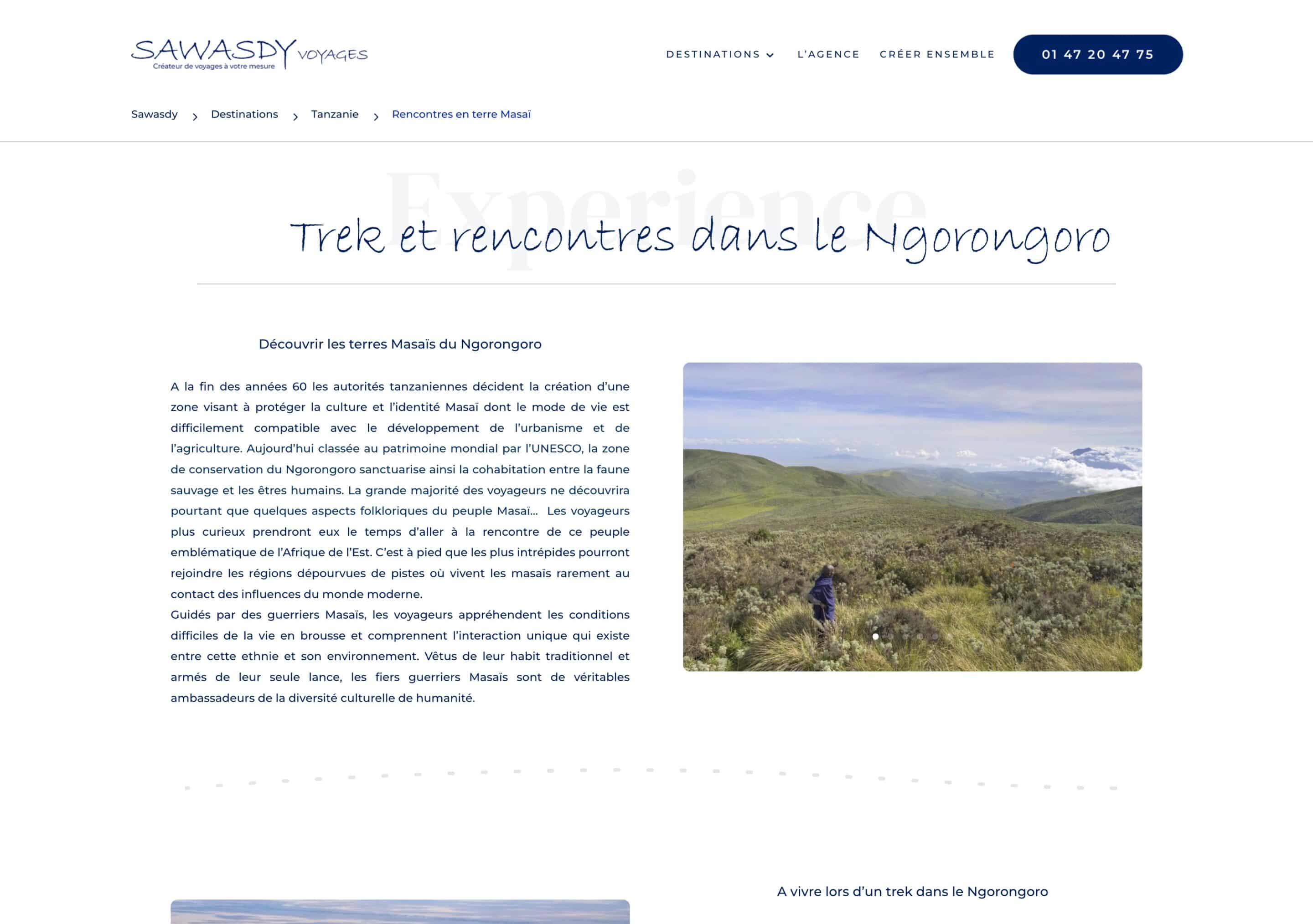 Sawasdy Voyages - Site Vitrine - WordPress