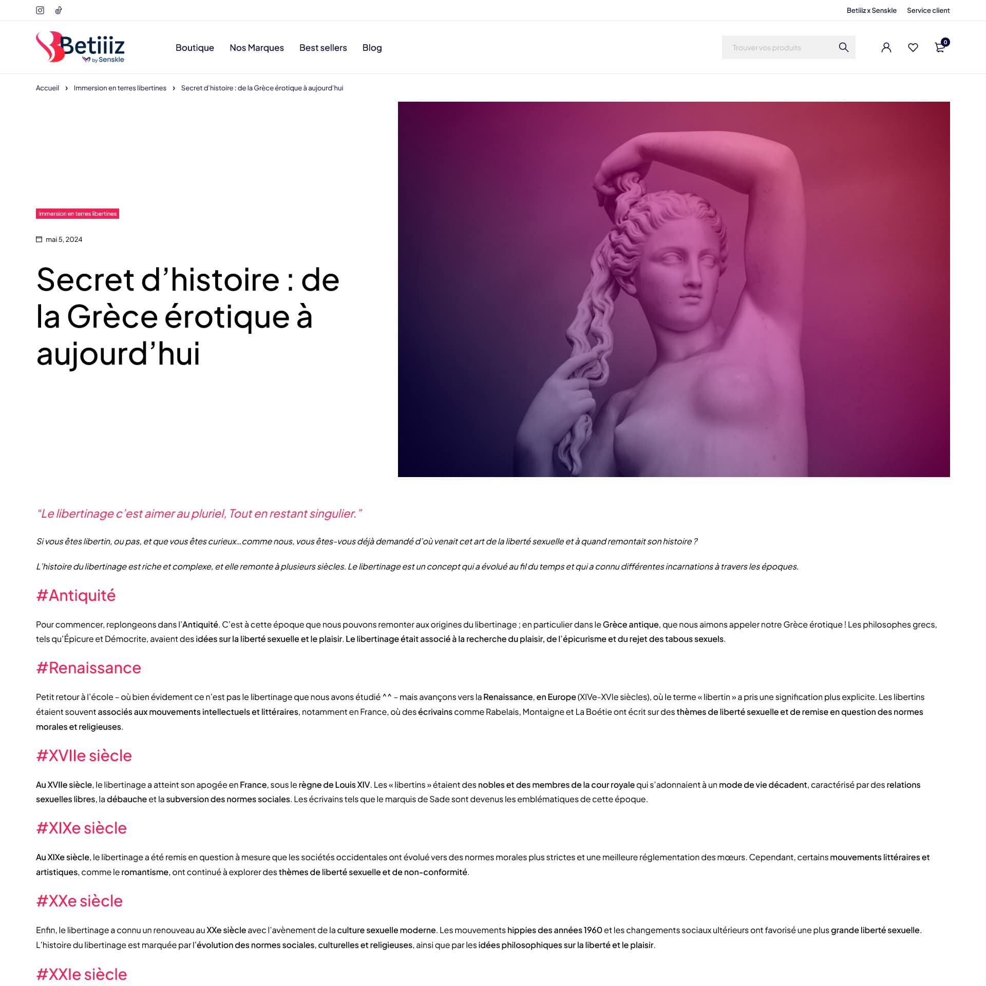 article de blog
