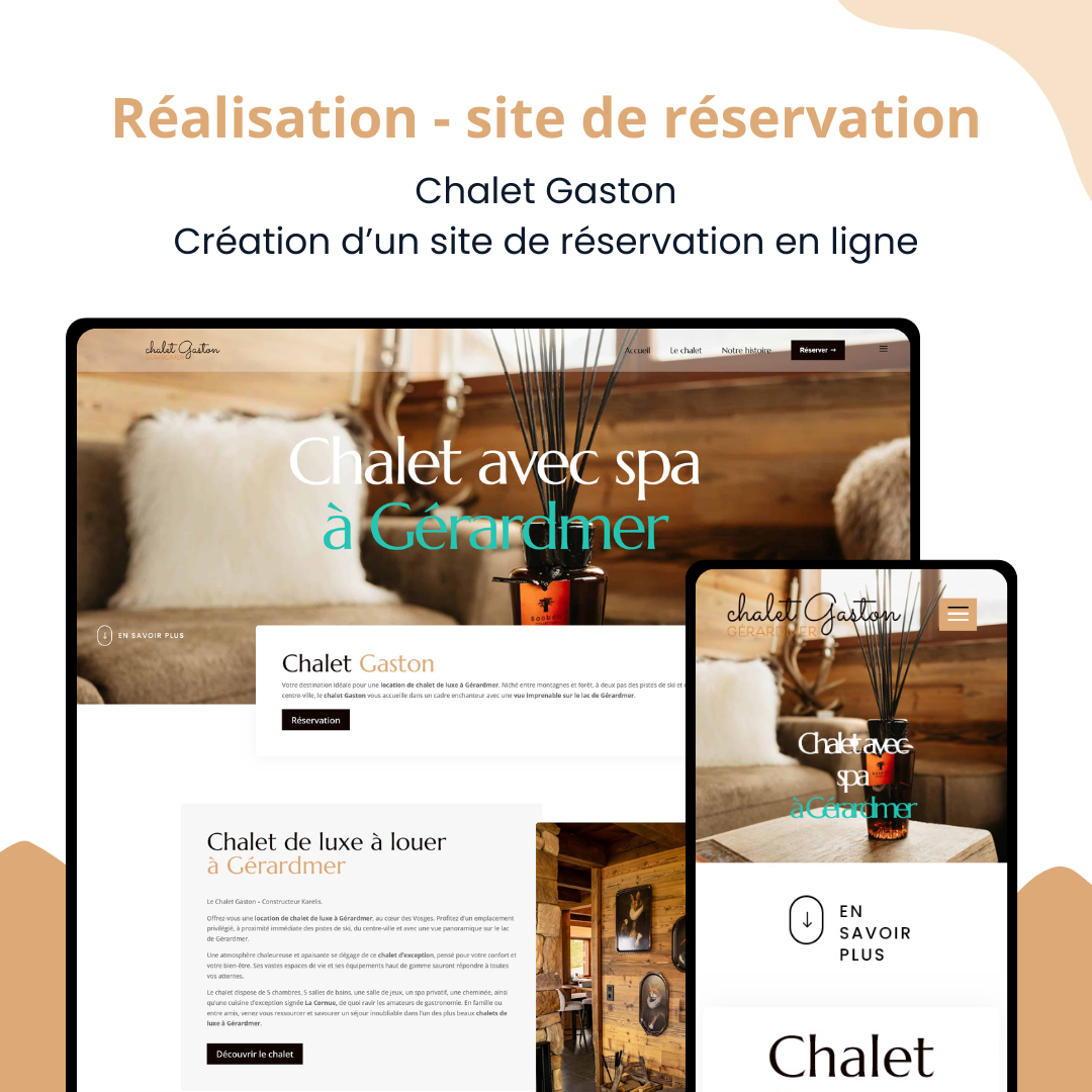 Chalet gaston - site de reservation